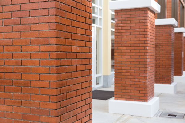 Brick Column Installation in Powell
