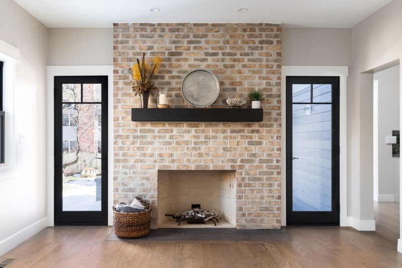 Custom Masonry Fireplace