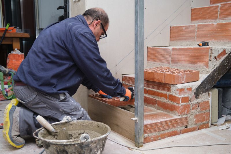 Masonry Installation in Action